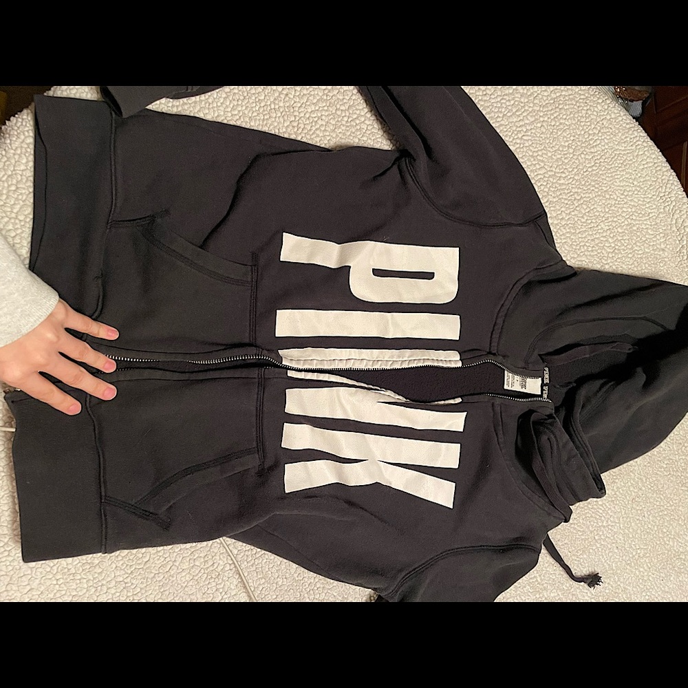 Zip up PINK sweater